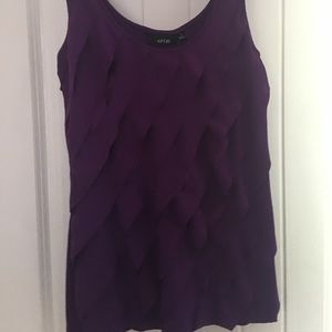 Ruffle front soft tank